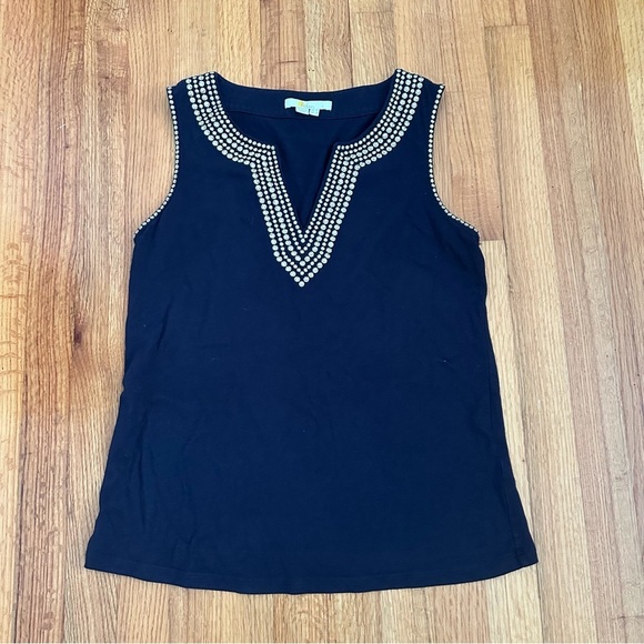 Boden Sleeveless Blouse blue casual look Size 6 (n3) - Picture 1 of 8